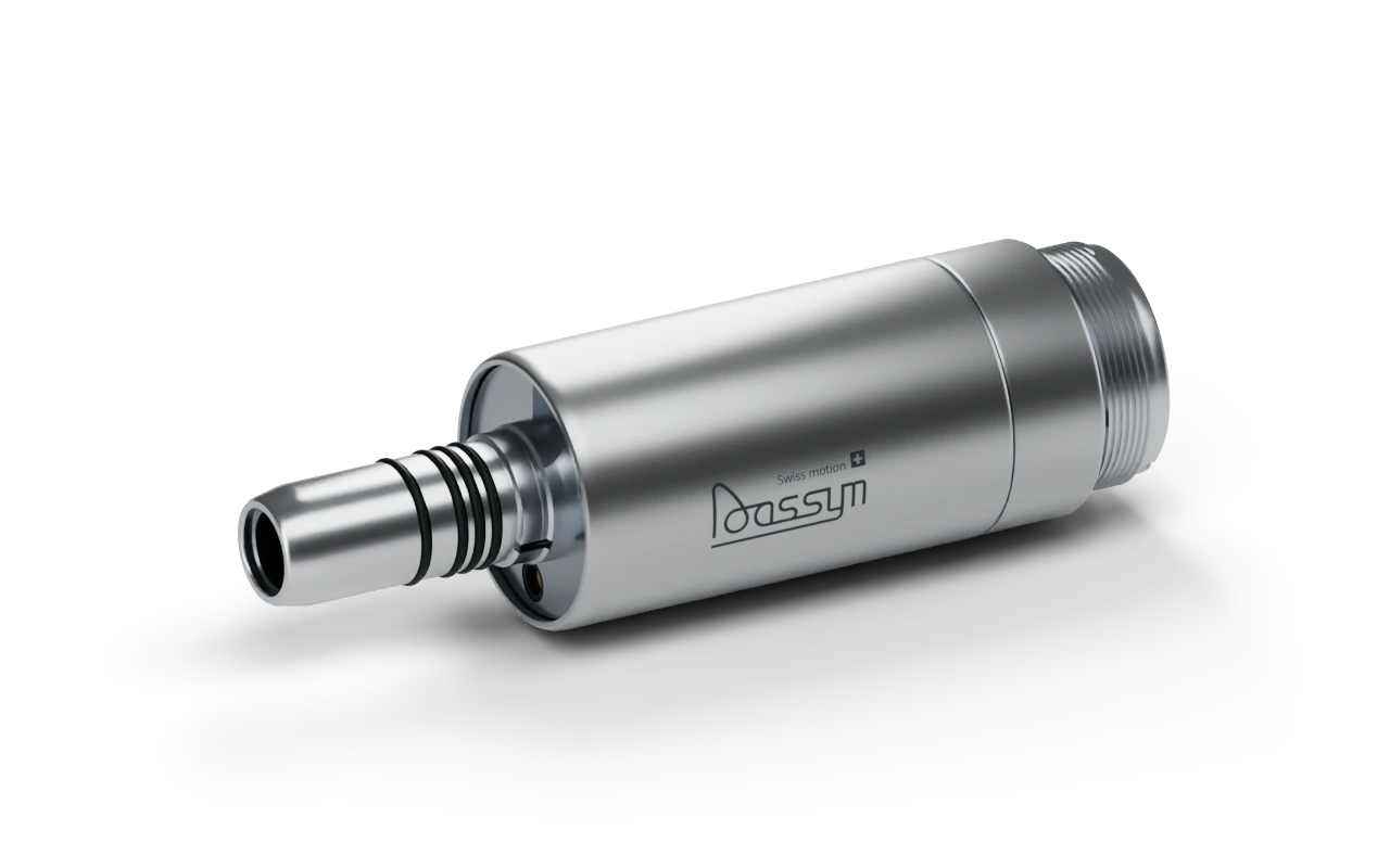 MO-33-2LFA micromotor, front coupling and Dassym markings